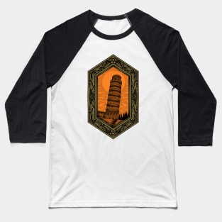 Pisa tower vintage Baseball T-Shirt